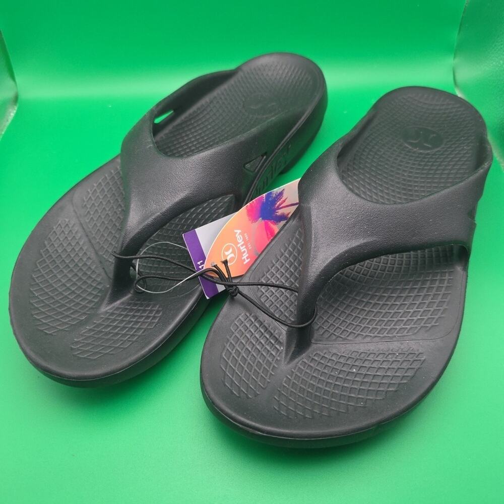 Hurley Men's Injection Flip-Flop Size 11 Black